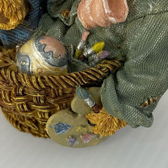Boyds Bears Rembrandt Eggsellent Work Figurine Easter The Bearstone Collection - Picture 13 of 16